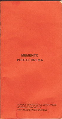 Mémento Photo Cinéma(BIB0117)