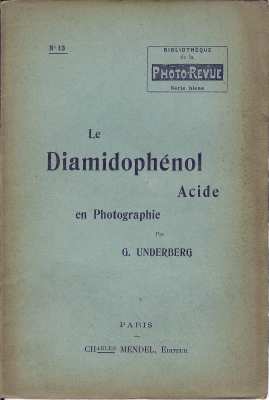 Le diamidophénol acide en photographieG. Underberg(BIB0599)