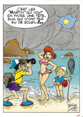 Humour sur la plage: « Humour a mer »(CAP0473)