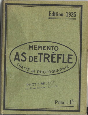 Mémento As de Trèfle 1925(CAT0099)