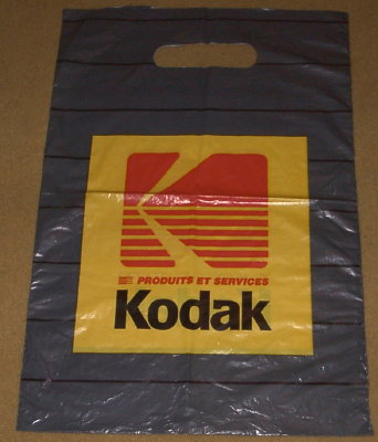 Sac plat : sigle Kodak(24,5 x 36,5 cm)(GAD0605)