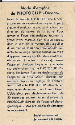 Retardateur Photoclip(MAN0265)