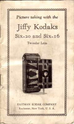 Notice : Jiffy Six-20 and Six-16 (Kodak)(MAN0313)