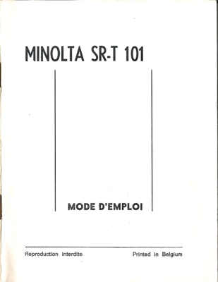 SR-T 101 (Minolta)(MAN0357)