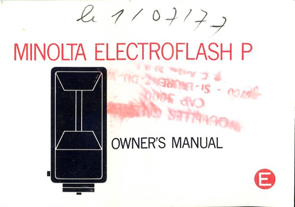 Electroflash P (Minolta)(MAN0462)