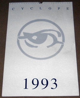 Calendrier : Cyclope - 1993(NOT0039)