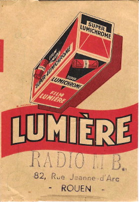 Pochette : Lumière(Radio M.B., Rouen)(NOT0315)