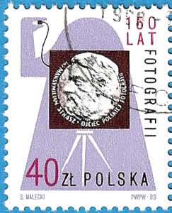 150e anniversaire de la photographie (Pologne) - 1989(PHI0033)