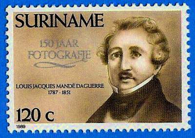 Timbre : Daguerre (Suriname) - 1989(PHI0055)