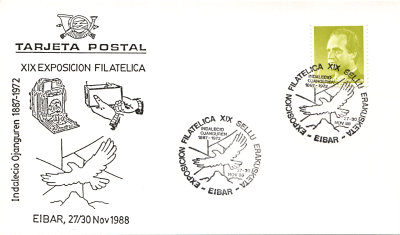 XIX Exposicion Filatelica, Eibar, 27-30.11.1988 PHI0242.jpg