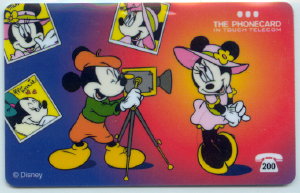 Télécarte : Mickey, Disney (Belgique)(PHI0421)
