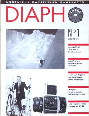 N° 1 de 3.1991
Publicités:
- Contax T2, Hasselblad 503CX or
Table des matières:
- Yves de Kermel
- Jean-Luc Rigaux: alpiniste et photographe
- Manfrotto
- Hasselblad 205TCC; Contax RTS III; Contax 167 MT
- Hasselblad: 50e anniversaire
- Manfrotto IFF
Pages: 16
Format: 228x300mm
Commentaires:
REV-DI0001.jpg