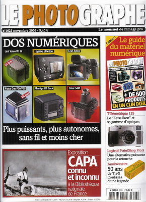 Le Photographe, n° 1623, 11.2004(REV-LP1623)