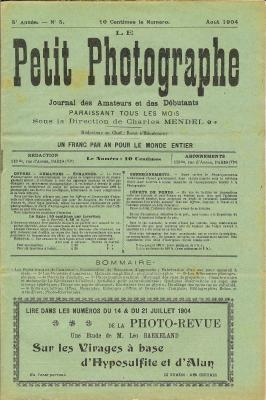 Le Petit Photographe, 8.1904