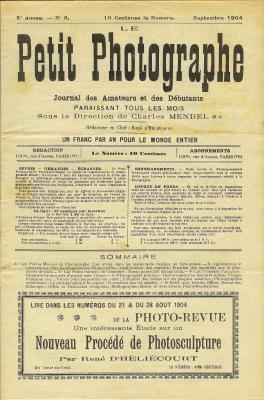 Le Petit Photographe, 9.1904