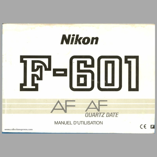 Cette notice décrit l'utilisation des Nikon F-601 et F-601 Quartz Date. Il décrit également les accessoires destinés à cet appareil : objectifs, flashes, bagues allonge, bonnettes, soufflet, accessoires de visée, filtres...
Appareil : F-601, F601 Quartz Date
Marque : NIKON
Date : 9999
Pays : ThaïlandeLangue : fr
Référence : 9&057 - E09
Format : 174 x 125 mmPoids : 110 g
Pages : 116
Pages de la notice :
Appareils de la collection : -
Commentaires : -
Liens web : -
N° inventaire : MAN0724_01
MAN0724_01.jpg